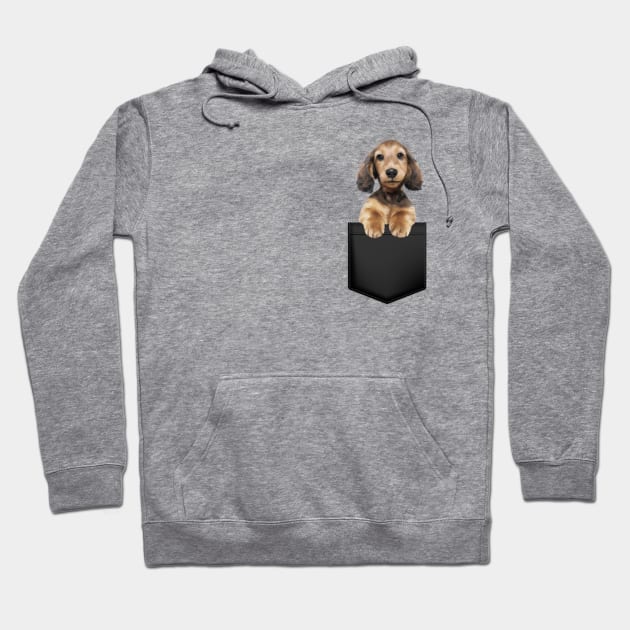 Cocker Spaniel in Pocket Hoodie by Mind Your Tee